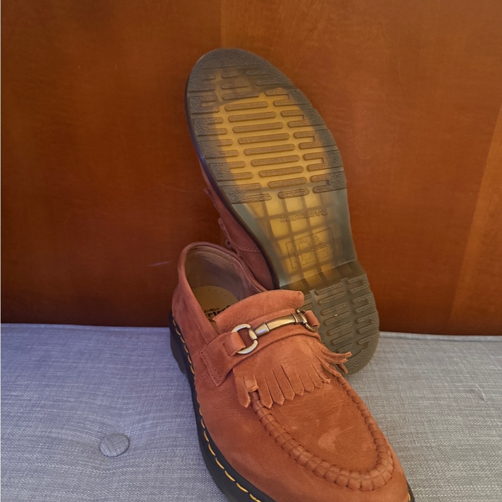 Dr. Martens Adrian Suede Loafers with Fringe - Picture 4 of 5